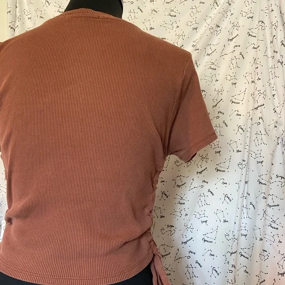 Celestial Cropped Self Tie Top - Picture 6 of 7